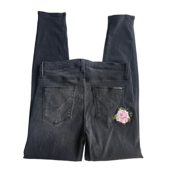 Hudson Nico Mid-rise Ankle Jeans Embroidered 29 - Picture 8 of 9